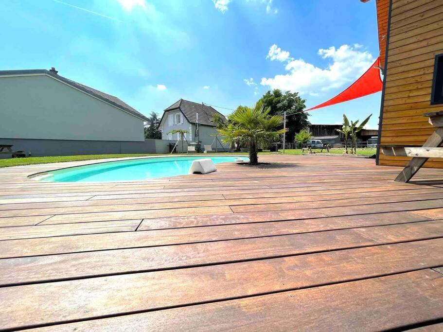 Ferienhaus Charme Et Detente Avec Piscine Proche De Mulhouse